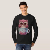 Cute Little Owl Valetines Animal Love  19 T-Shirt (Vorne ganz)