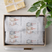 Cute Little Party Birds Any Age Kids Birthday Seidenpapier (Geschenk)