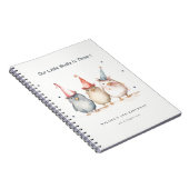 Cute Little Party Birds Kids Birthday Guestbook Notizblock (Rechte Seite)