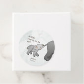 Cute Little Peanut On its Way Baby Shower Geschenkanhänger (Beispiel)