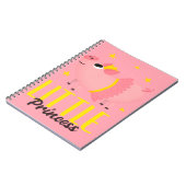 Cute little Pig Princess Piglet | Box Wallet Color Notizblock (Linke Seite)