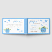 Cute Little Pumpkin Baby Shower Gästebuch (Voll)