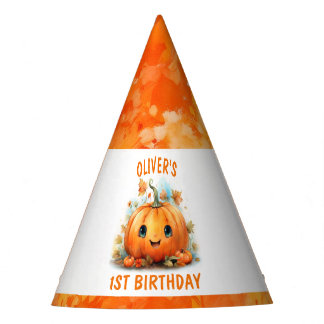 Cute Little Pumpkin Birthday Party Partyhütchen