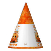 Cute Little Pumpkin Birthday Party Partyhütchen (Links)