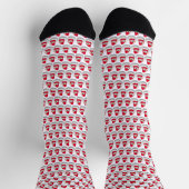 Cute Little Snowduck | Snowman Duck Pattern | Red Socken (Oben)