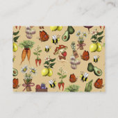 Cute Little Sprout Baby Shower Diaper Raffle Begleitkarte (Rückseite)