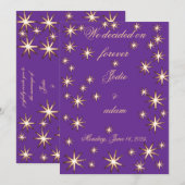 cute little stars einladung (Vorne/Hinten)