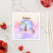 Cute little unicorn  serviette (Beispiel)