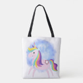 Cute little unicorn  tasche (Rückseite)