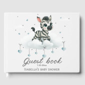 cute little zebra  gästebuch (Vorderseite)