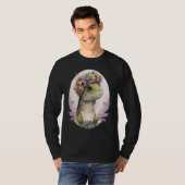 Cute Lizard Flower Crown Lizard T-Shirt (Vorne ganz)