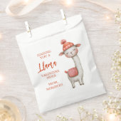 Cute Llama Valentine's Day Treat Sack, Valentine Geschenktütchen (Ausgeschnitten)