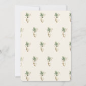 Cute Locally Grown Baby Shower Invitation Einladung (Rückseite)