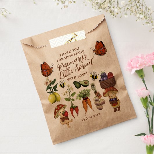 Cute Locally Grown Little Sprout Baby Shower Geschenktütchen (Versiegelt)