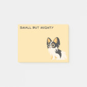 Cute long-haired Chihuahua cartoon Post-it Klebezettel (Vorderseite)