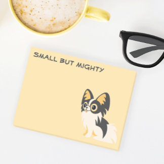 Cute long-haired Chihuahua cartoon Post-it Klebezettel