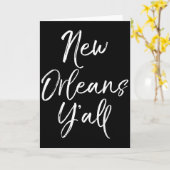 Cute Louisiana Quote For Women Funny Gift New Orle Karte (Gelbe Blume)