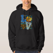 Cute LOVE Chanukah Hanukkah Decorations Dreidel Me Hoodie (Vorderseite)