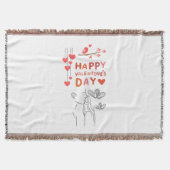 Cute Love Couple  Decke (Vorderseite)