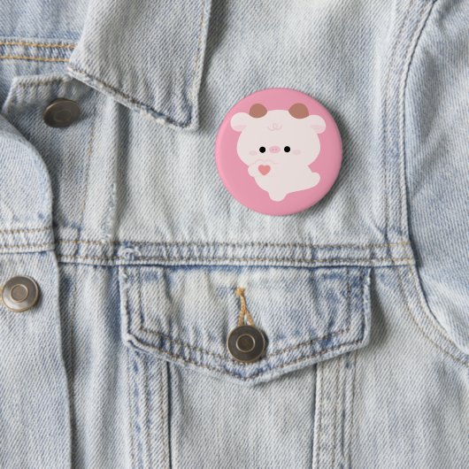 Cute Love Cow Button (Beispiel)
