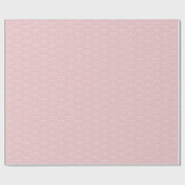 Cute Love Heart Circles Blush Pink Modern Pattern Geschenkpapier (Flach)