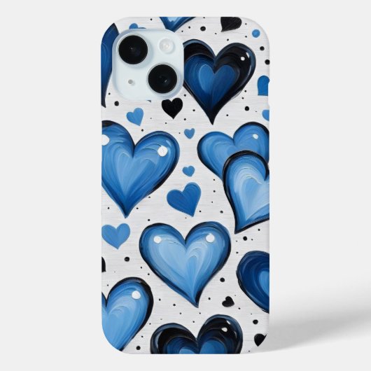 Cute Love Pattern iPhone Cover (Rückseite)