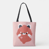Cute Love Red Panda Tasche (Rückseite)