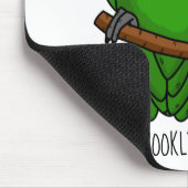 Cute lovebird cartoon parrot mousepad (Ecke)