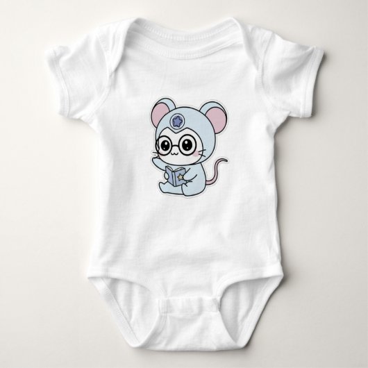 Cute lovely little mouse baby strampler (Vorderseite)