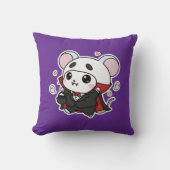 Cute lovely little mouse ready for Halloween Kissen (Vorderseite)