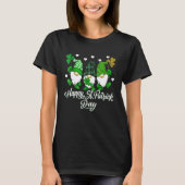 cute lucky gnome happy st patricks day family outf T-Shirt (Vorderseite)