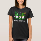cute lucky gnome happy st patricks day family outf T-Shirt (Vorderseite)