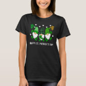 cute lucky gnome happy st patricks day family outf T-Shirt (Vorderseite)