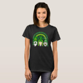 Cute Lucky Rainbow Gnome Happy St Patricks Day_1 T-Shirt (Vorne ganz)