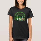 Cute Lucky Rainbow Gnome Happy St Patricks Day Fam T-Shirt (Vorderseite)