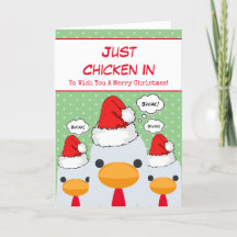 Cute Lustig Nur Huhn In Frohe Weihnachten