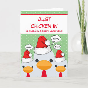 Cute Lustige Nur Hühner Zu Weihnachten