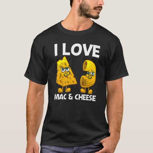Cute Mac & Cheese For Men Women Macaroni Cheese T-Shirt (Vorderseite)