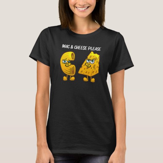 Cute Mac & Cheese For Men Women Macaroni Cheese T-Shirt (Vorderseite)