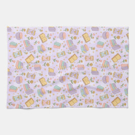 Cute Magic Books Purple Kitchen Towels Geschirrtuch
