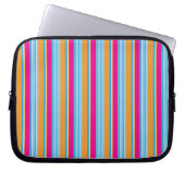 Cute magic colorful stripes laptopschutzhülle (Vorderseite)