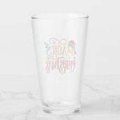 Cute 'Magic of Christmas'  Glas (Rückseite)