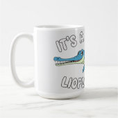 Cute Magical Liopleurodon Fantasy Prähistorischer Kaffeetasse (Links)