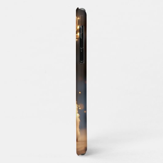 Cute Magical Reindeer with Sparkling Lights Case-Mate iPhone Hülle (Hinten/Links)