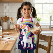 Cute Magical Sparkly Galaxy Unicorn Rainbow Schürze