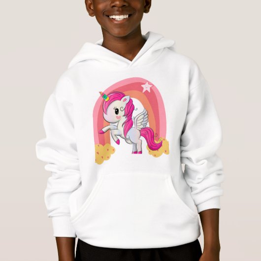 Cute magical unicorn kids shirt (Vorderseite)