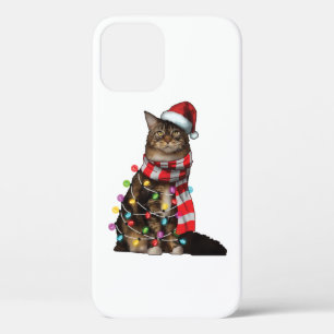 Cute Maine Coon Cat Funny Xmas Holiday Gift Case-Mate iPhone Hülle