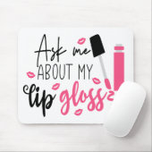 Cute Makeup Artist Lip Mousepad (Mit Mouse)