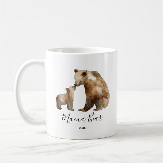 Cute Mama Bear Coffee Mug Kaffeetasse (Links)