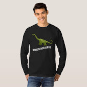Cute Mamenchisaurus Dinosaur T-Shirt (Vorne ganz)